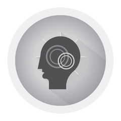 Business strategy flat style design. Black and white icon