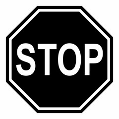 Stop traffic sign