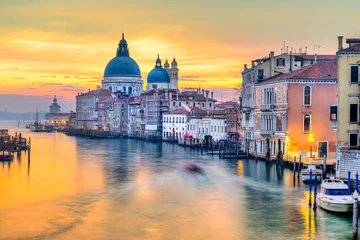 Fotobehang Grand Canal and Basilica Santa Maria della Salute, Venice, Italy © Luciano Mortula-LGM