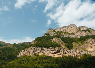 landscape in the mountains