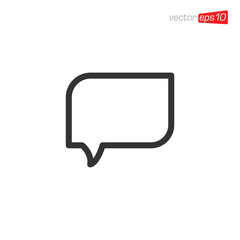 Naklejka premium Message Chat Icon Design Vector