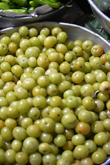 Fresh Gooseberry Aamla in Indian Market