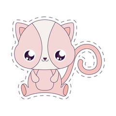 Kawaii cat cartoon vector design