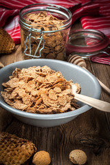 Bowl of cereals.