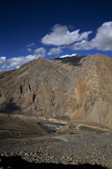 Hairpin belts at 16000feet way to Pang, Himachal pradesh, India