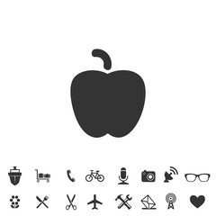 apple icon vector illustration for website and graphic design symbol
