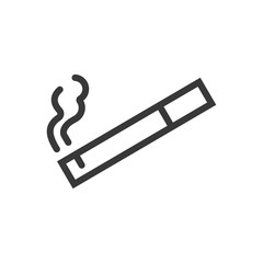 Smoking cigarette  icon vector symbol logo illustration EPS 10