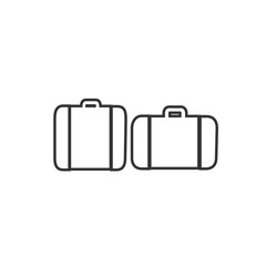 luggage icon vector illustration for website and graphic design symbol