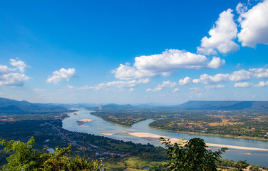 view Kong river    Nong Khai Province