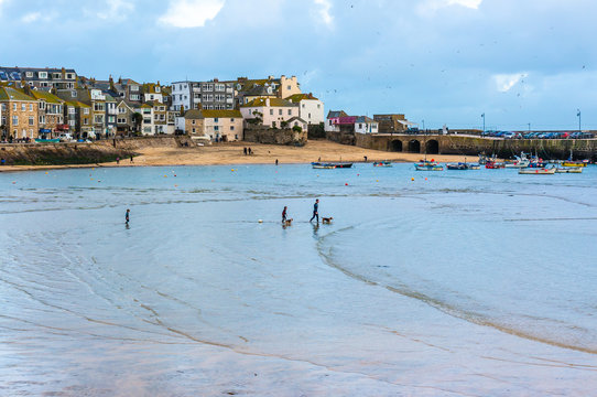 St.Ives harbour, Cornwall, UK