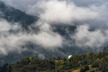 Beautiful and scenic nature landscape in mountain