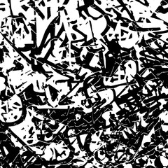 Abstract grunge texture black and white