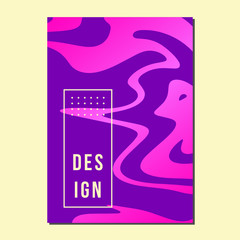 Purple Marble Liquid Vector Template