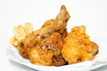 熱々のフライドチキン14