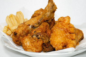 熱々のフライドチキン13