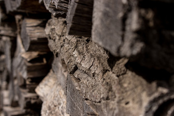 pile of pieces of firewood