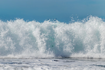 Everybody enjoys watching waves splash and hear their sound