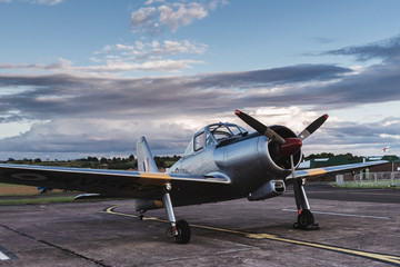 vintage propeller plane airshow