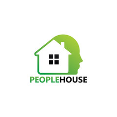 People House Logo Template Design