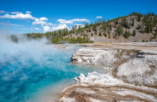 Yellowstone National Park in Wyoming and Montana, USA