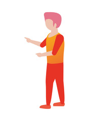 young man avatar character icon