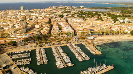 Obraz premium Colonia de Sant Jordi, Mallorca, Spain