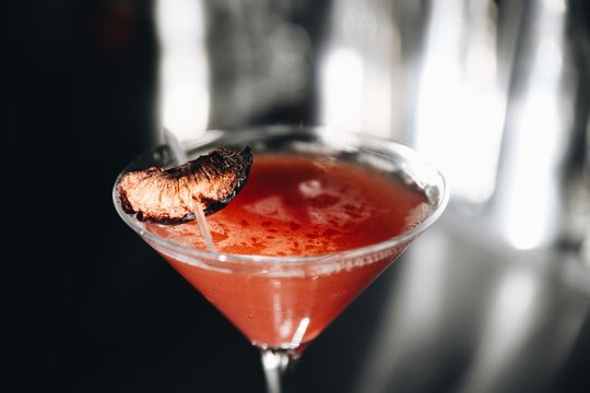 plum martini cocktail
