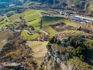 View of Mt. Cucco and  San Marino