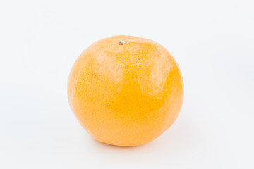 orange fruit isolated on white background