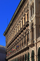 Obraz premium historical building in the downtown of milan city in italy