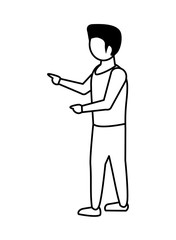 young man avatar character icon