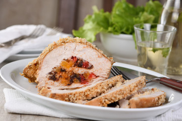 turkey stuffed with dried fruit