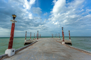 sisal pier frontal shot