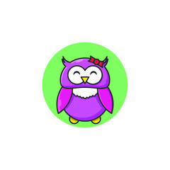 Owl Icon Vector Illustration