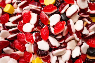 Sweets Background. Mixed Candy. candy background