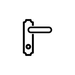 door handle icon illustration logo design vector eps 10