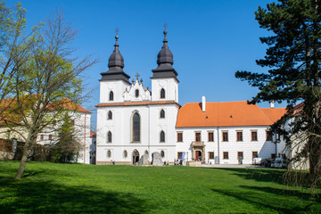 Fototapeta na wymiar St. Procopius Basilica in Trebic, Czech Republic