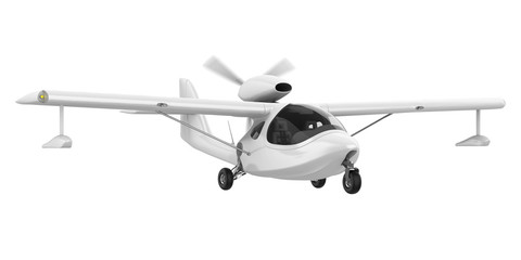 Small Airplane Isolated