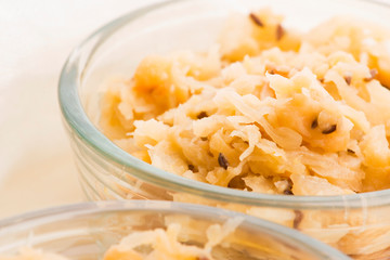 Traditional polish peas with cabbage