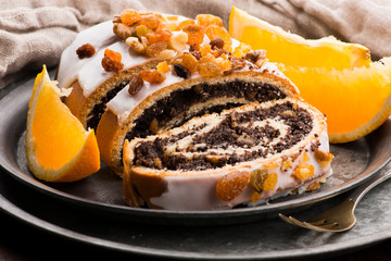 Poppy seed rolls, dessert for christmas