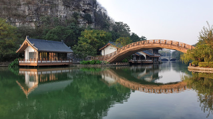 Mulongta Shrine at Guilin, Guangxi Province, China