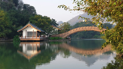 Obraz premium Mulongta Shrine at Guilin, Guangxi Province, China