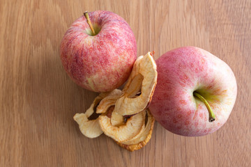 Apfel mit Apfelringe