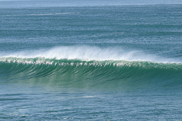 Fototapeta premium Big ocean waves perfect for surfing