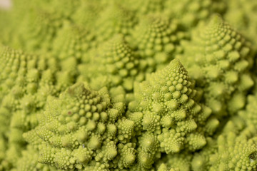 Romanesco Brecol in preparation to be cooked, served and eaten