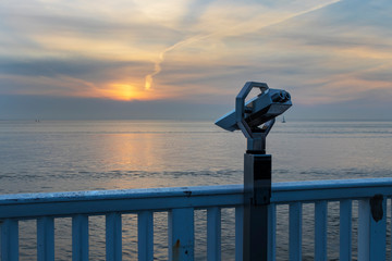 coin operated binoculars in Cuxhaven