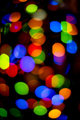 Bokeh Balls Christmas Tree Lights