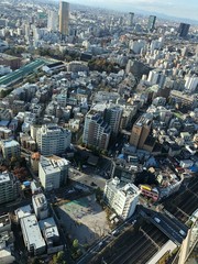 Obraz premium 街風景ビル