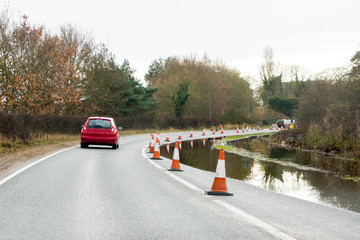 Road Flooding Cordon