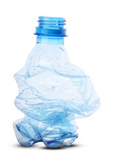 crushed plastic bottle